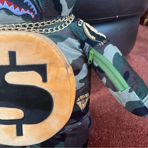 Sprayground Limited Edition Camo Money Bear Backpack - Picture 7 of 8